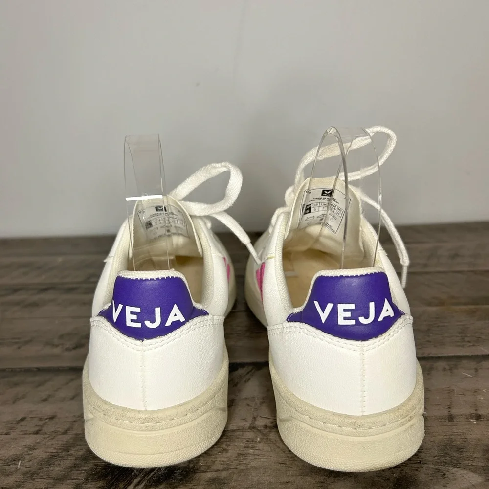 Veja V-10 Leather Sneakers